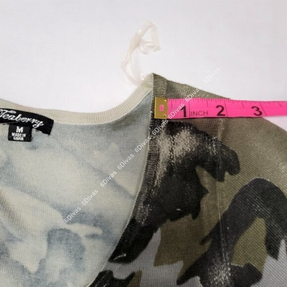 Sexy camouflage body hugging dress military army green sz. M - Picture 10 of 12